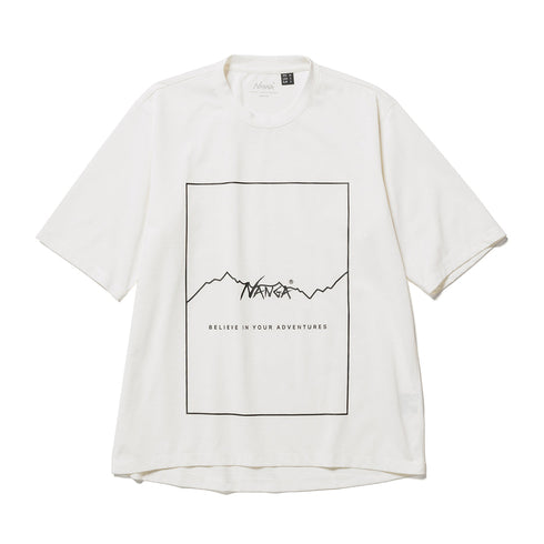 NANGA DRY MIX FRAME LOGO TEE